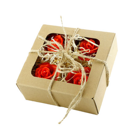 Zestaw świec róża