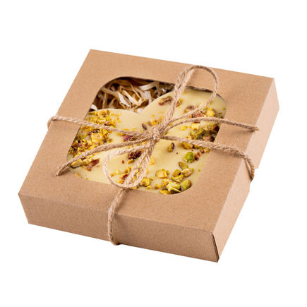 Czekolada biała serce