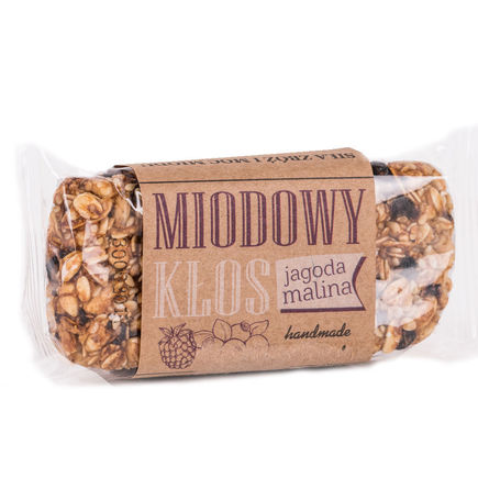 Miodowy kłos z jagodami