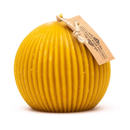 Świeca z wosku pszczelego