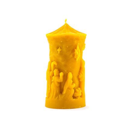 Świeca z wosku pszczelego