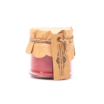 Świeca z wosku pszczelego czerwona